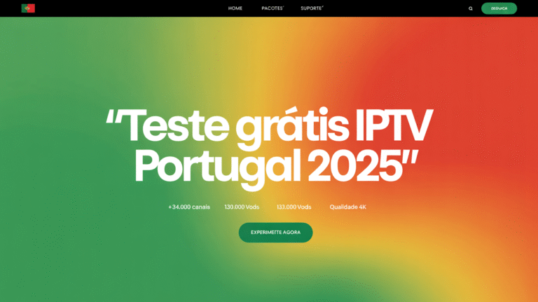 Teste Grátis IPTV Portugal 2025