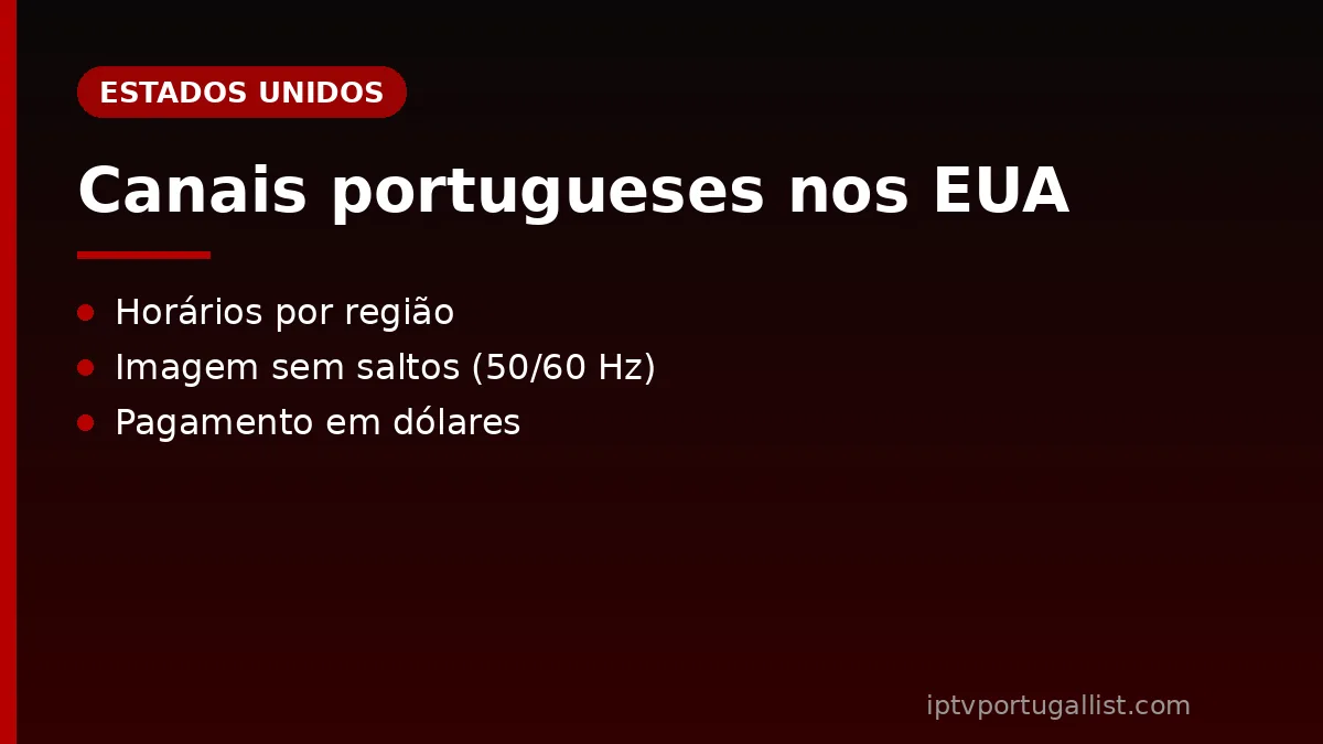 Canais portugueses nos Estados Unidos: como ver televisão portuguesa