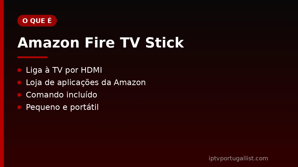 O que é o Amazon Fire TV Stick e como funciona