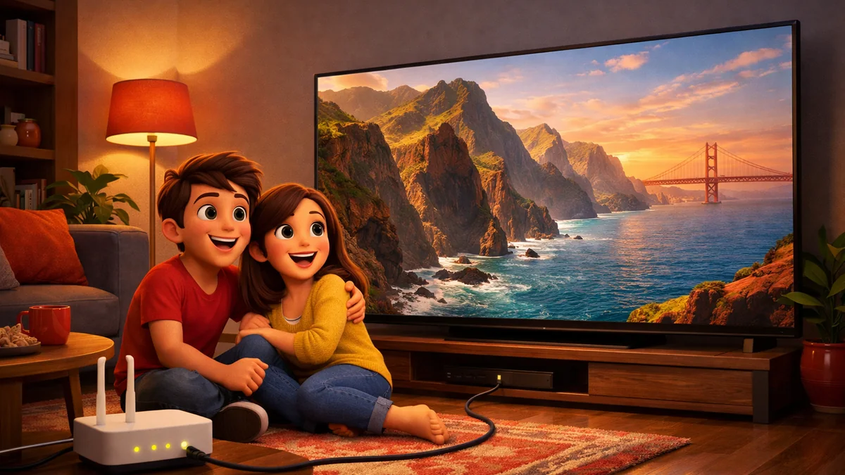 Internet, Mbps e imagem 4K sem buffering