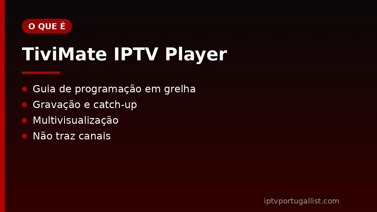 O que é o TiviMate IPTV Player