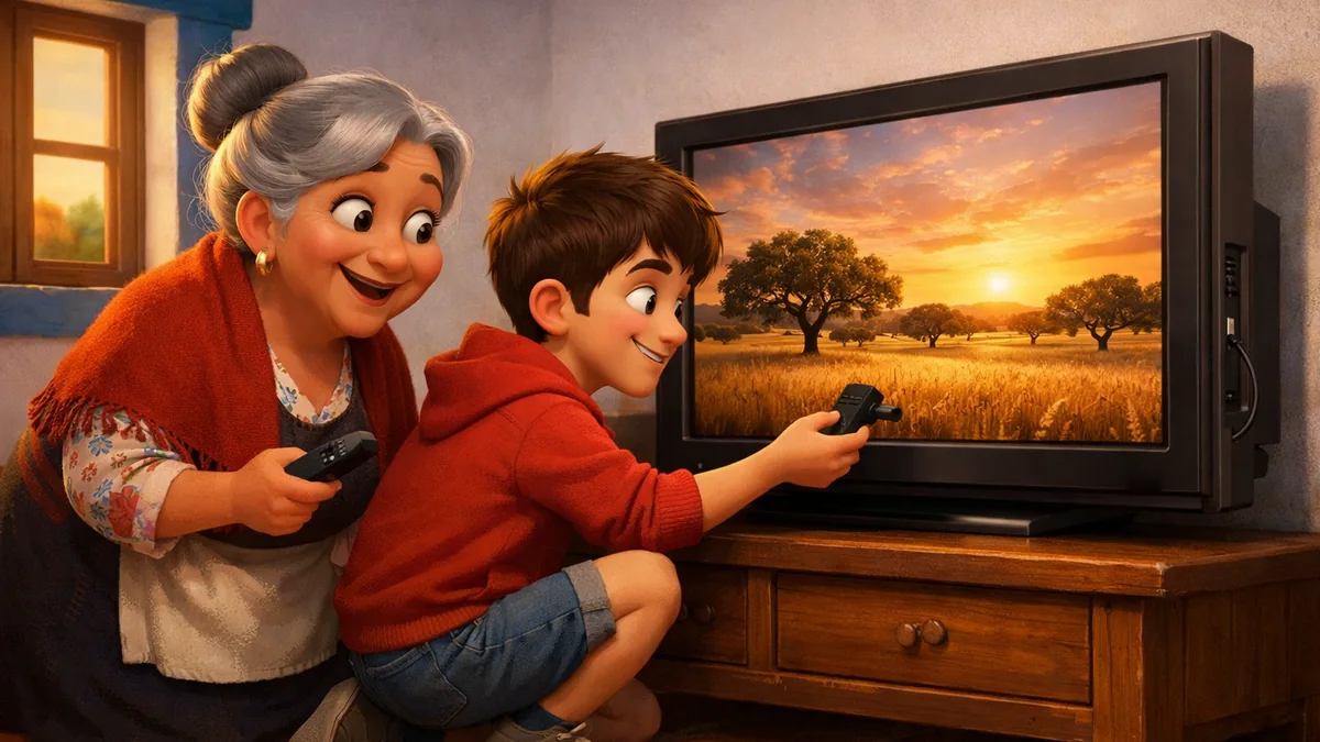 Transformar TV em Smart TV: stick ligado à porta HDMI de uma televisão